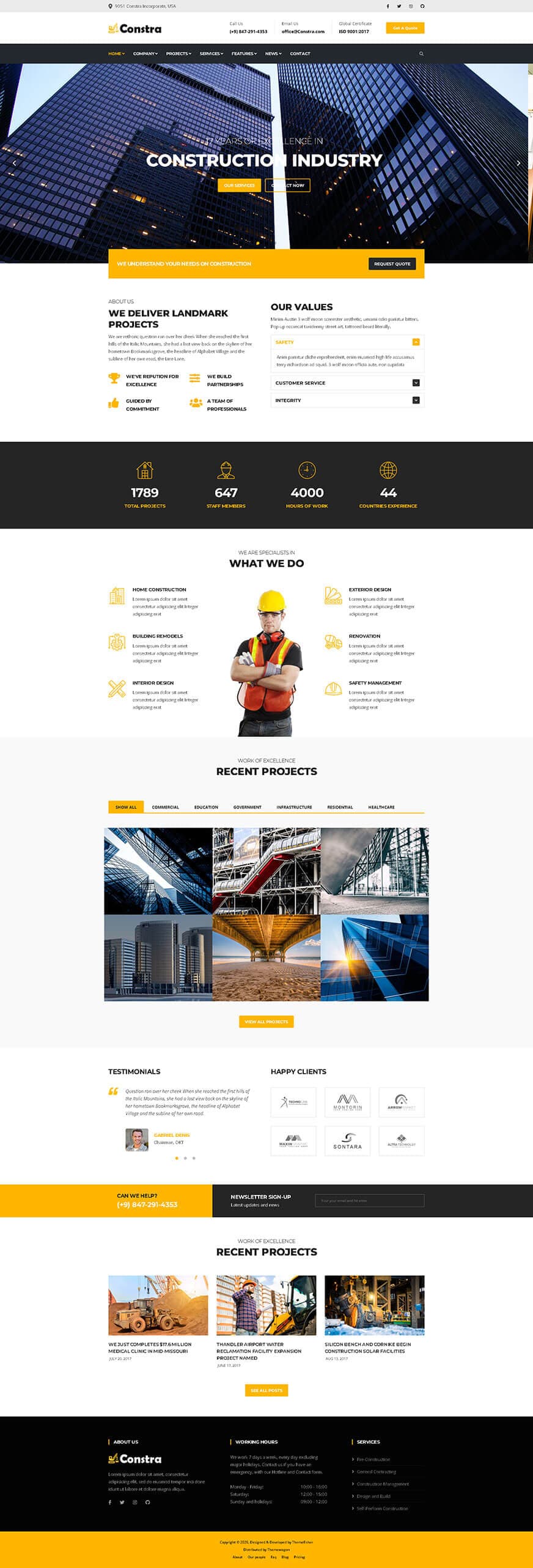 工程建筑行业出海独立站整站方案服务
