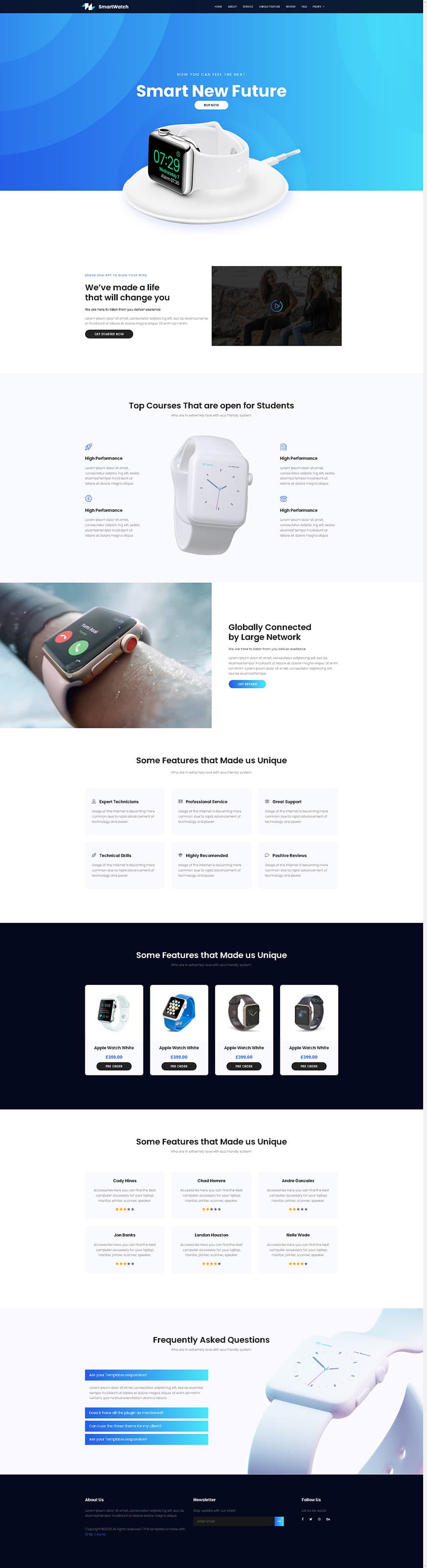 电子手表watch品牌出海外贸服务独立站